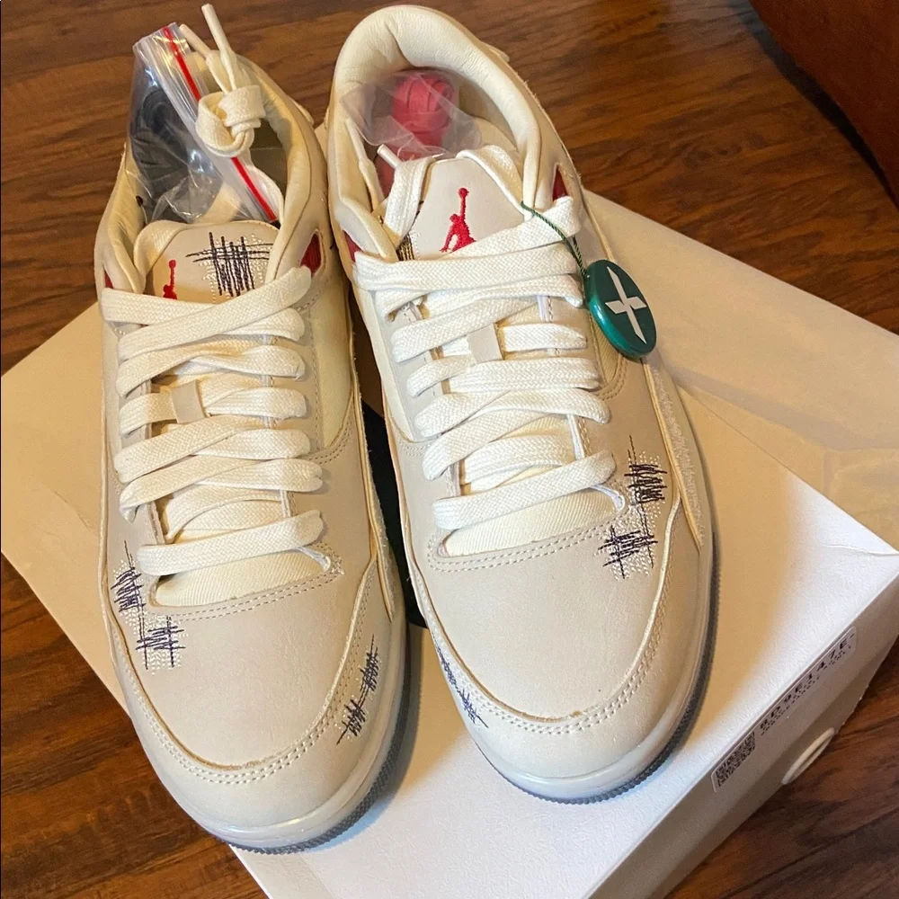 New Jordan Flight Court Who Decides War Coconut Milk Mens Size 11